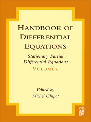 cover image of Handbook of Differential Equations: Stationary Partial Differential Equations, Volume 6
